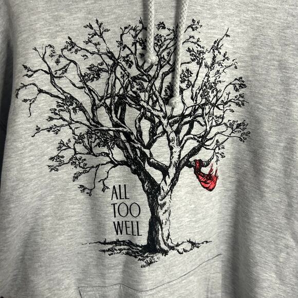 Taylor Swift All Too Well Hoodie Womens Size Large Gray Tree Scarf NWOT - Picture 2 of 4